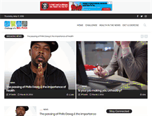 Tablet Screenshot of challengeofabigman.com